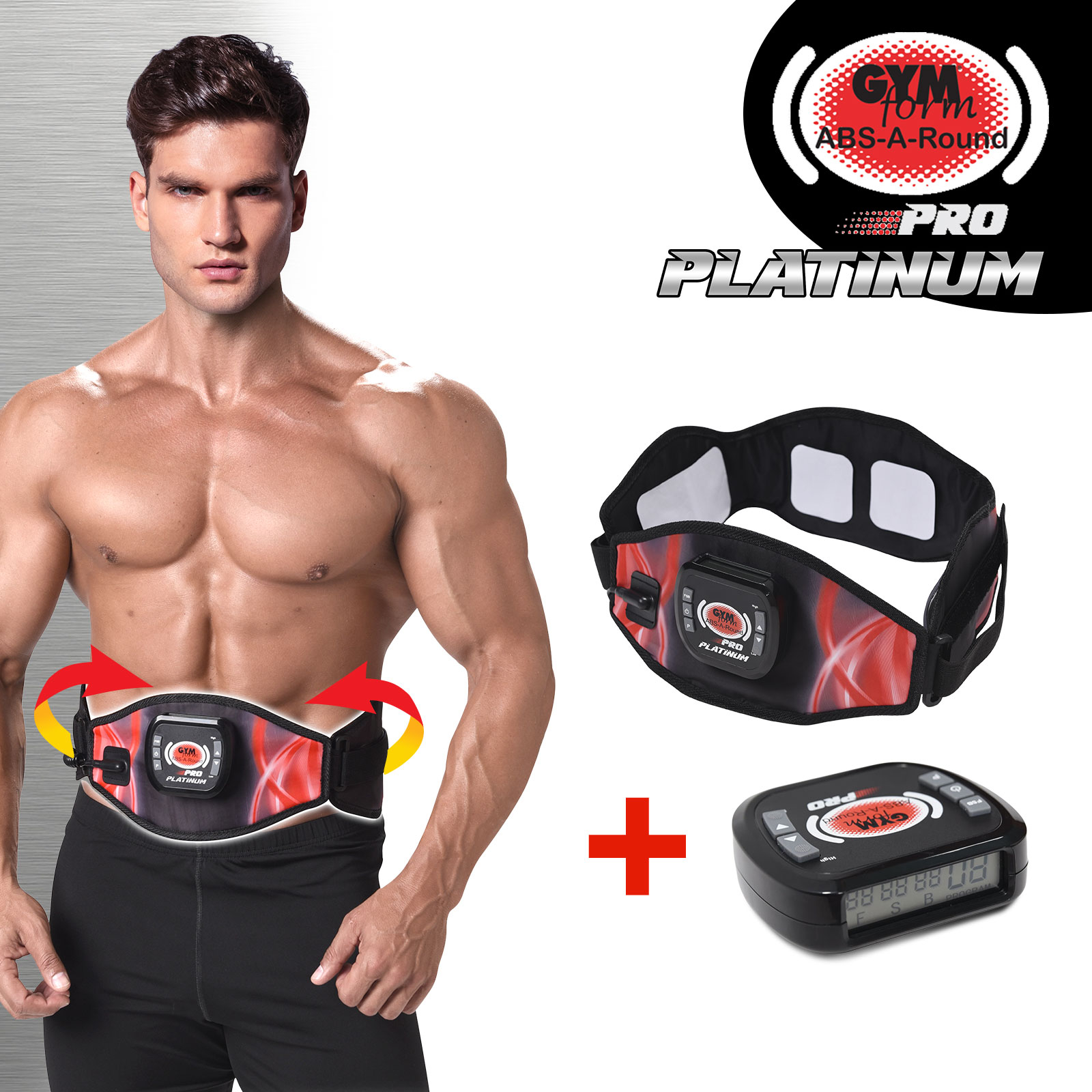 Original from Tv Gymform Abs A Round pro Platinum with 3 New Programs